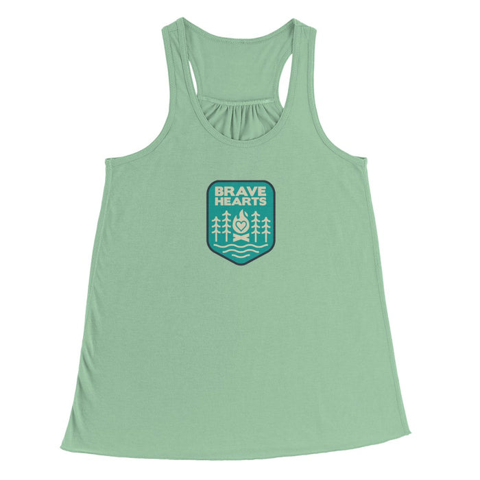 Brave Hearts Ladies Racerback