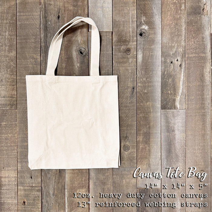 Line of Peppers - Canvas Tote Bag