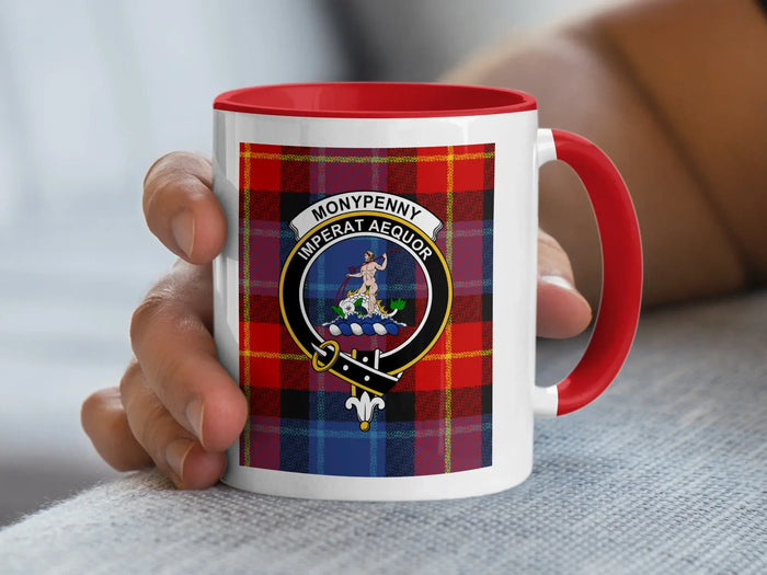 Clan Monypenny Imperat Aequor Plaid Coffee Mug