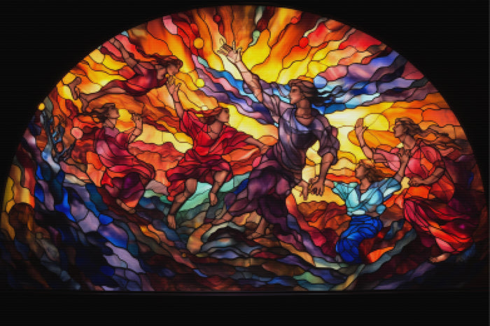 The Creation Stained Glass