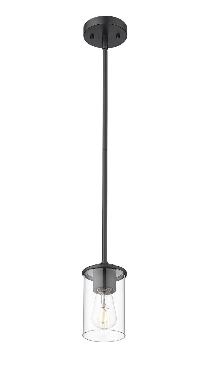 Pendant Z-Lite 742MP-MB Matte Black Thayer 1 Light Pendant Z-Lite
