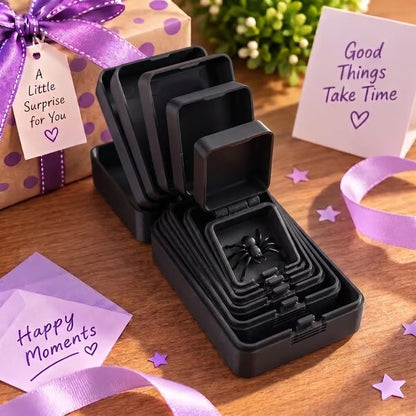 6-Layer Nesting Prank Gift Box | Pick Your Surprise: Middle Finger, Spider or Number 67