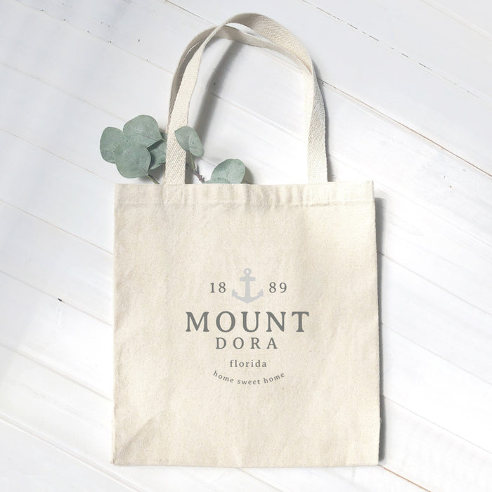 Anchor Home Sweet Home - Custom Canvas Tote Bag