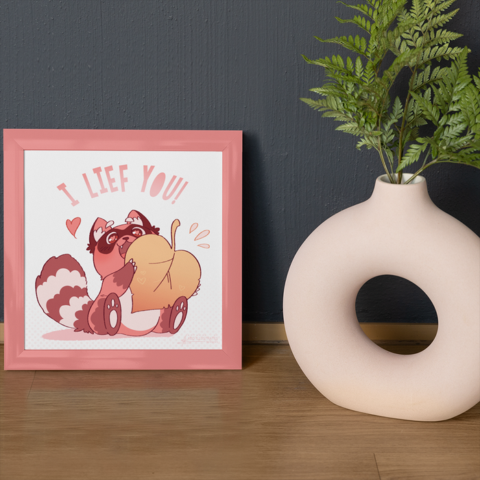 ART PRINT - I 🦝 You!