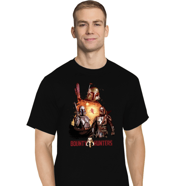 Shirts T-Shirts, Tall / Large / Black Bounty Hunters