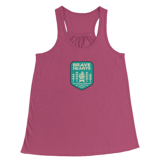 Brave Hearts Ladies Racerback