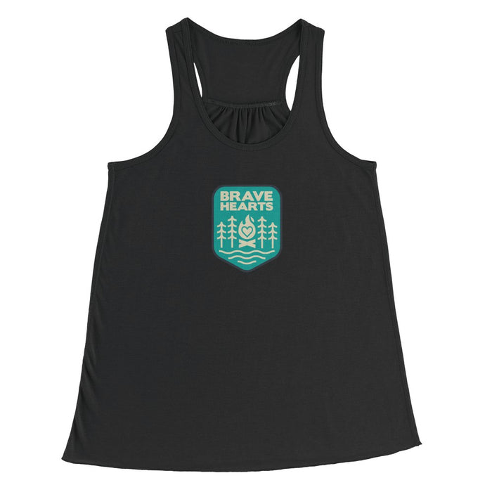 Brave Hearts Ladies Racerback