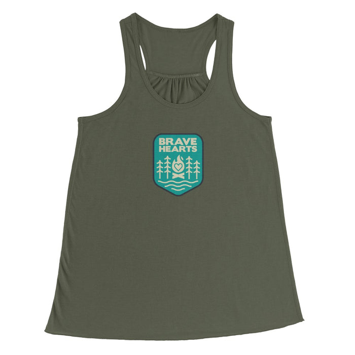 Brave Hearts Ladies Racerback