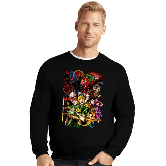Crewneck Sweater, Unisex / Small / Black