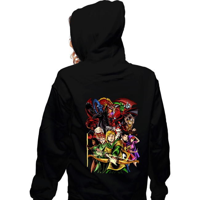 Zippered Hoodies, Unisex / Small / Black
