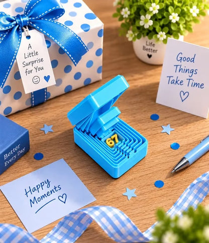 6-Layer Nesting Prank Gift Box | Pick Your Surprise: Middle Finger, Spider or Number 67