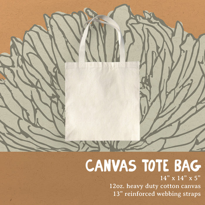 Eggs and Bacon - Customizable Canvas Tote Bag