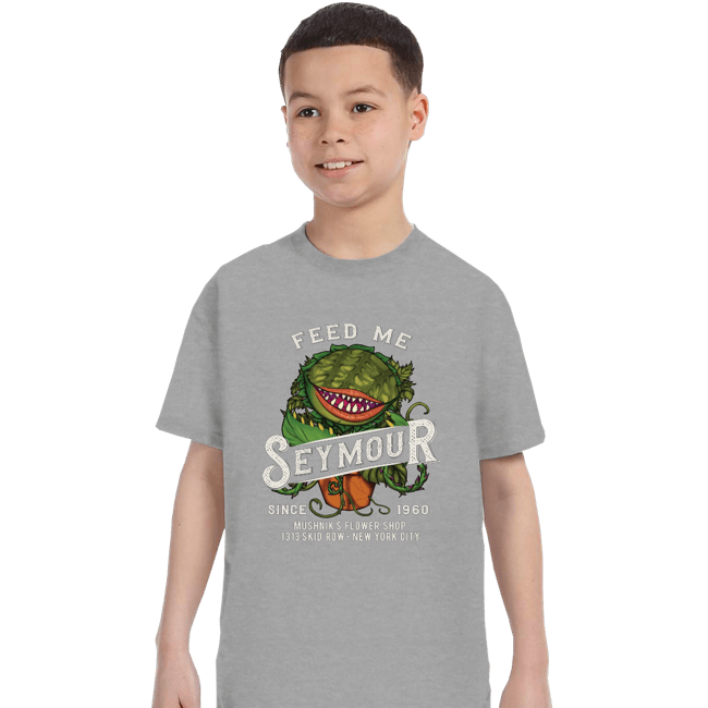 Secret_Shirts T-Shirts, Youth / XS / Sports Grey Feed Me Seymour!