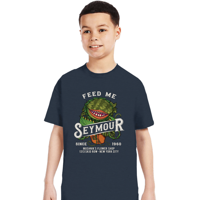 Secret_Shirts T-Shirts, Youth / XS / Dark Heather Feed Seymour