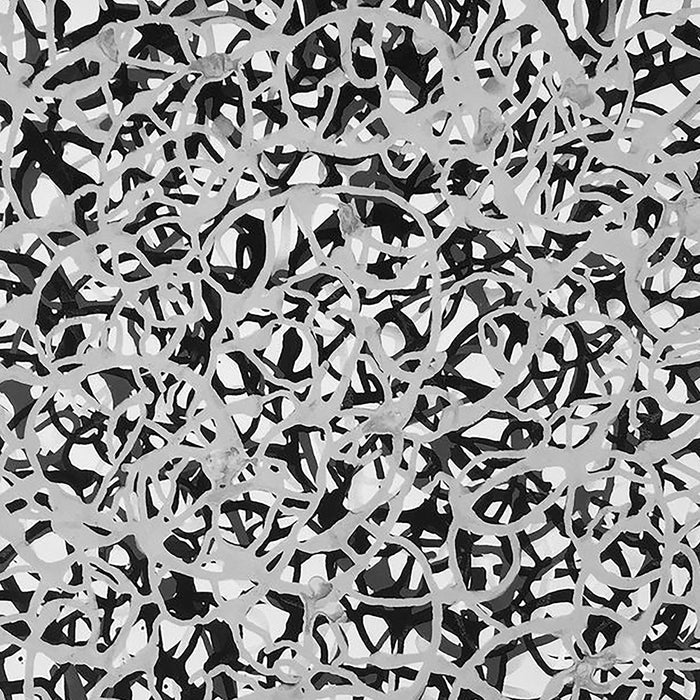 Black Gestural Pouring #2