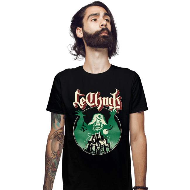 Daily_Deal_Shirts Fitted Shirts, Mens / Small / Black Ghost Pirate