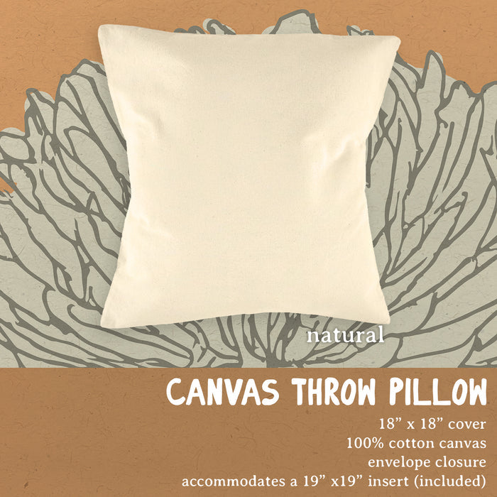 Happy Easter Eggs - Square Canvas Pillow