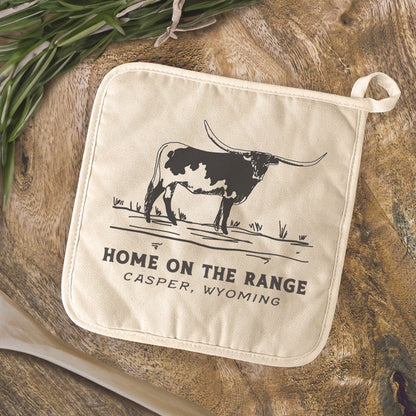 Home on the Range - Custom Cotton Pot Holder