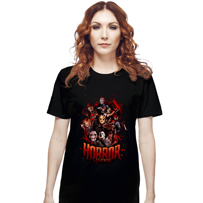 Secret_Shirts T-Shirts, Unisex / Small / Black Horror Legends
