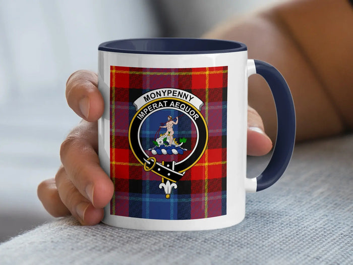 Monypenny Imperat Aequor Tartan Pattern Mug