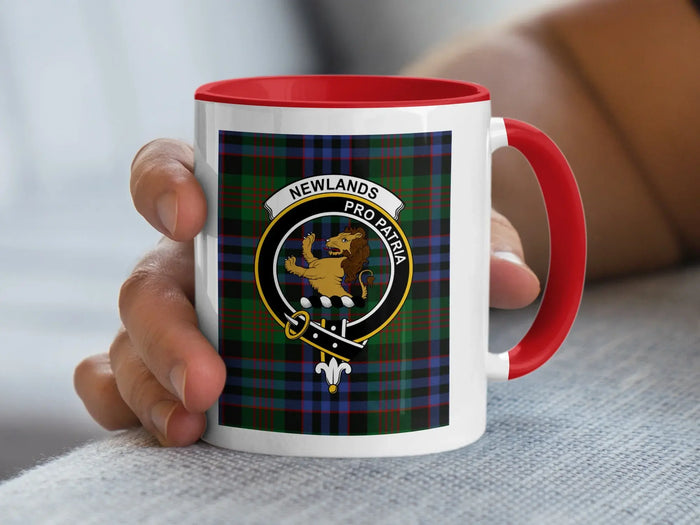 Newlands Pro Patria Plaid Design Ceramic Mug