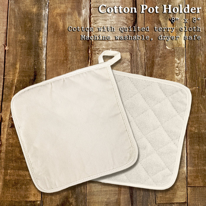 Oak Leaves - Cotton Pot Holder