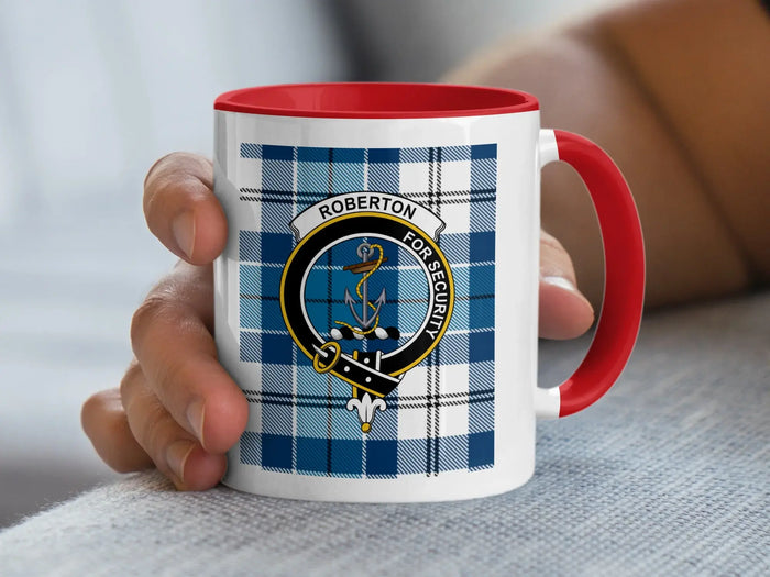 Blue and Red Roberton for Security Mug