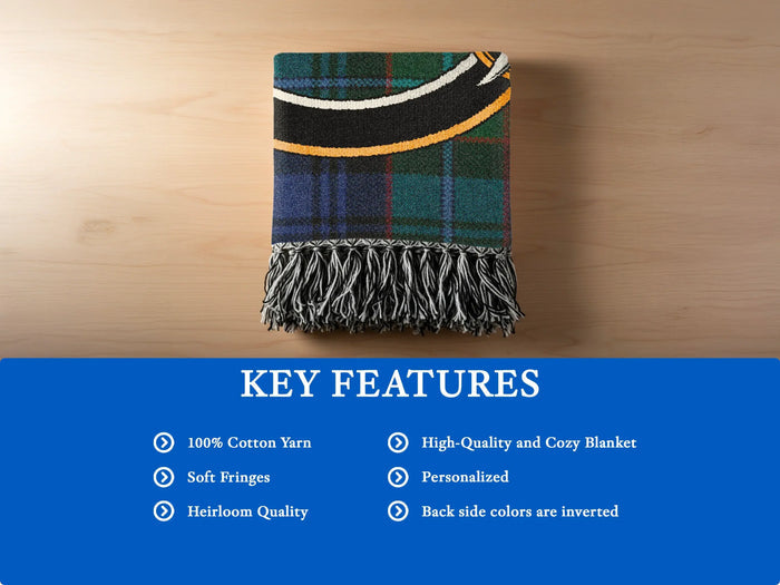 High-Quality and Cozy Blanket with Soft Fringes