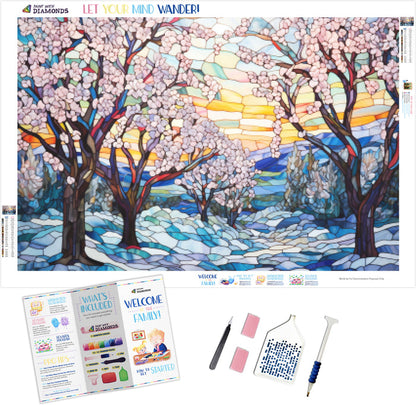 Snow-Covered Orchard