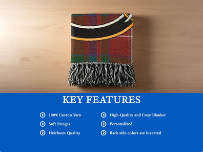 High-Quality Heirloom Plaid Cozy Blanket Personalized