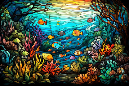 Stained Glass Ocean