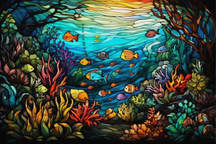 Stained Glass Ocean