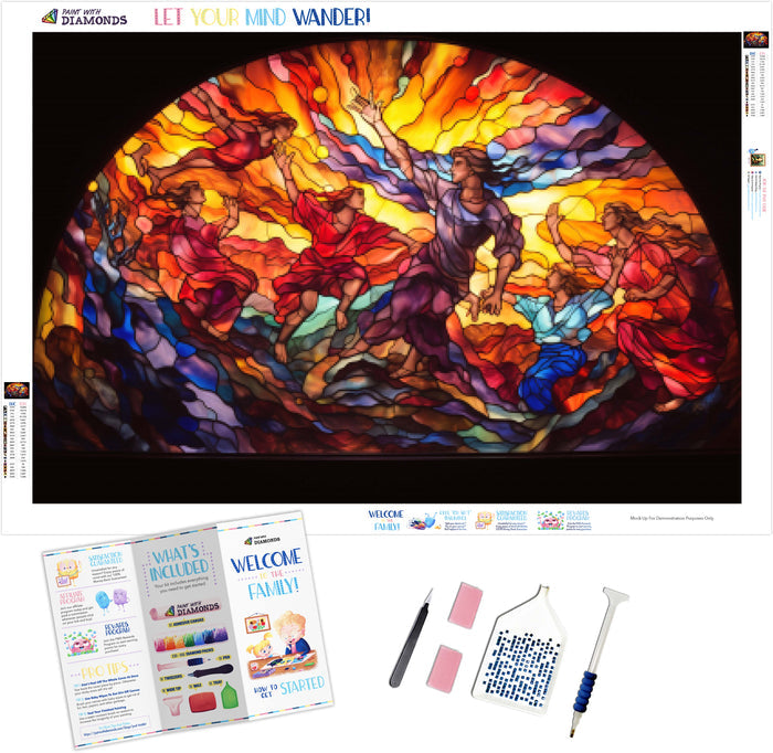 The Creation Stained Glass