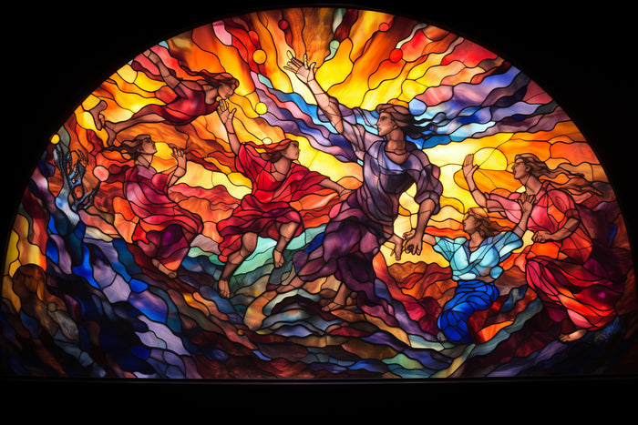 The Creation Stained Glass