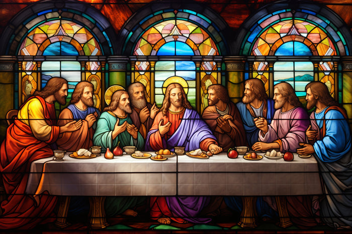 The Last Supper Stained Glass