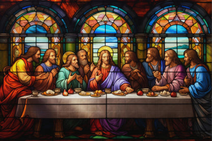 The Last Supper Stained Glass