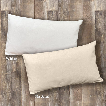Three Adirondack Chairs - Rectangular Canvas Pillow