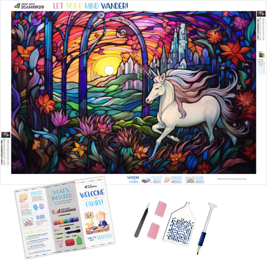 Whimsical Fairytale Stained Glass