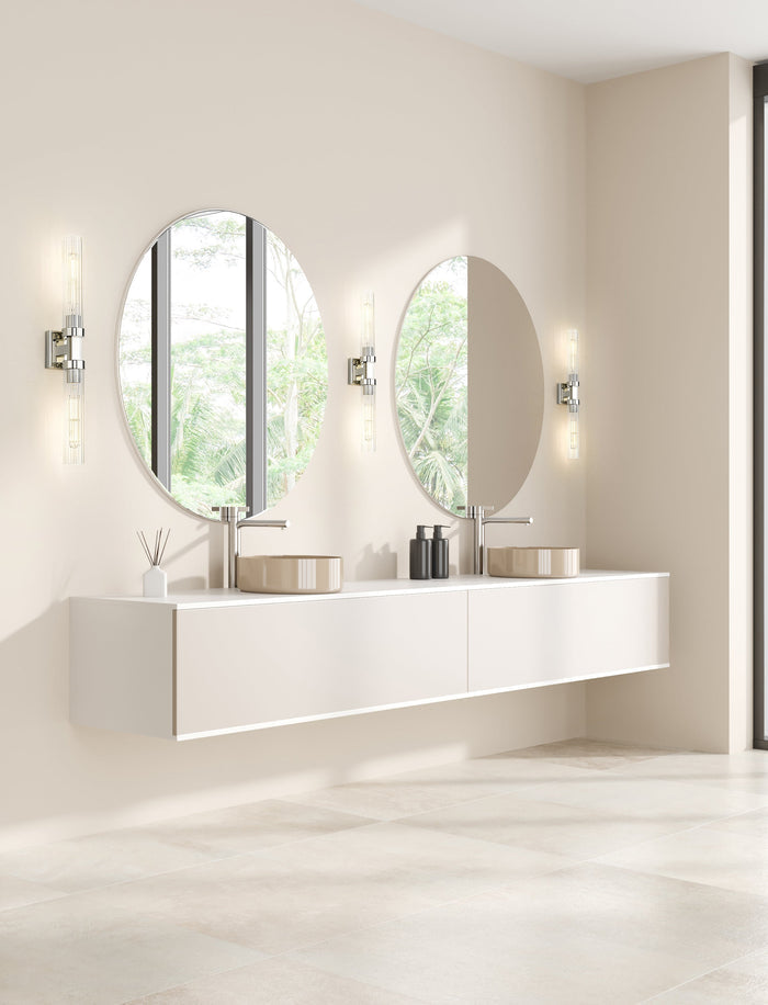 Wall Sconce Z-Lite 740-2W-PN Polished Nickel Beau 2 Light Wall Sconce Z-Lite
