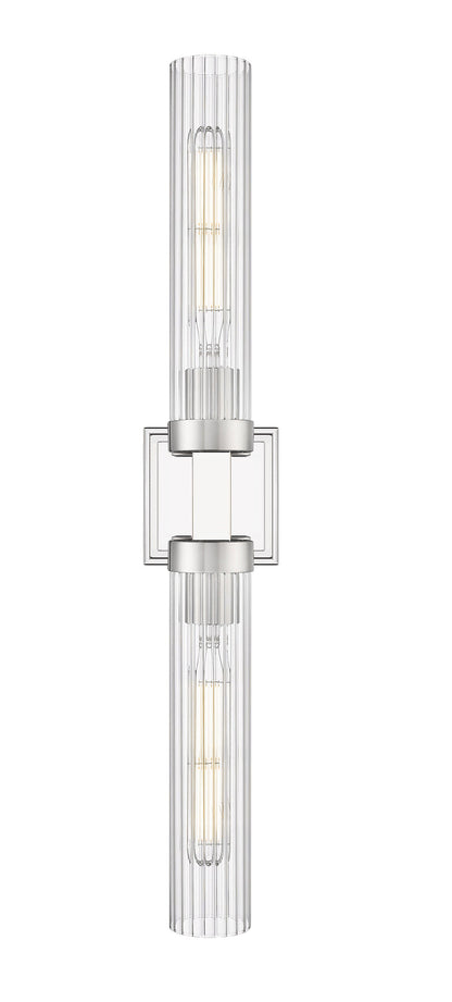 Wall Sconce Z-Lite 740-2W-PN Polished Nickel Beau 2 Light Wall Sconce Z-Lite