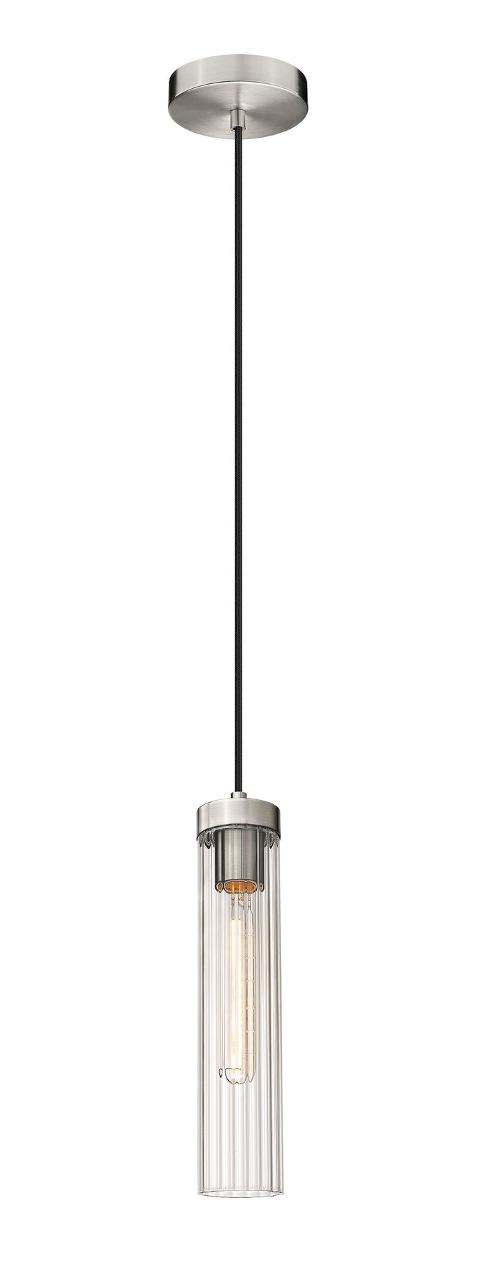 Pendant Z-Lite 740P-BN Brushed Nickel Beau 1 Light Pendant Z-Lite