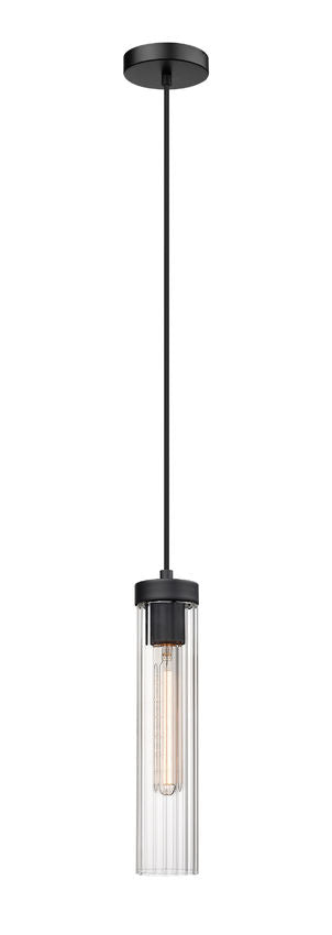 Pendant Z-Lite 740P-ROD-MB Matte Black Beau 1 Light Pendant Z-Lite