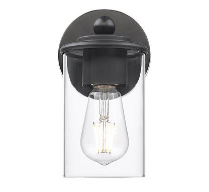 Wall Sconce Z-Lite 742-1S-MB Matte Black Thayer 1 Light Wall Sconce Z-Lite