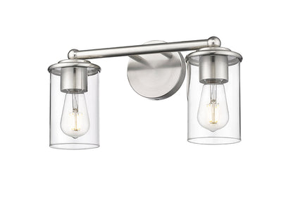 Vanity Z-Lite 742-2V-BN Brushed Nickel Thayer 2 Light Vanity Z-Lite