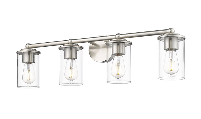 Vanity Z-Lite 742-4V-BN Brushed Nickel Thayer 4 Light Vanity Z-Lite