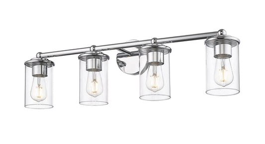 Vanity Z-Lite 742-4V-CH Chrome Thayer 4 Light Vanity Z-Lite