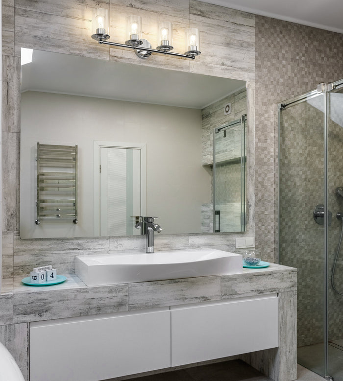Vanity Z-Lite 742-4V-CH Chrome Thayer 4 Light Vanity Z-Lite
