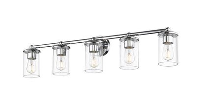 Vanity Z-Lite 742-5V-CH Chrome Thayer 5 Light Vanity Z-Lite