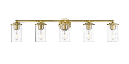 Vanity Z-Lite 742-5V-LG Luxe Gold Thayer 5 Light Vanity Z-Lite