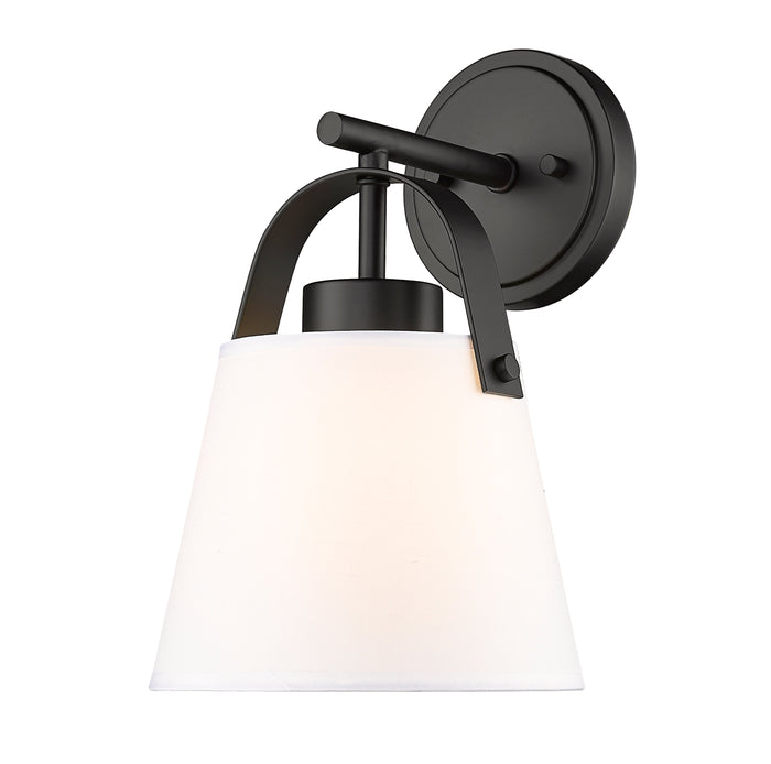 Wall Sconce Z-Lite 743-1S-MB Matte Black Z-Studio 1 Light Wall Sconce Z-Lite